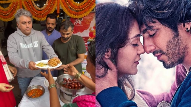 Saiyaara Director Mohit Suri Distributes Bhog At Juhu Temple Amid Ahaan Panday-Aneet Padda Film's Massive Success