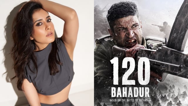 120 Bahadur: Raashii Khanna Roped In For Farhan Akhtar Film Based On 1962 Indo-China War - Report
