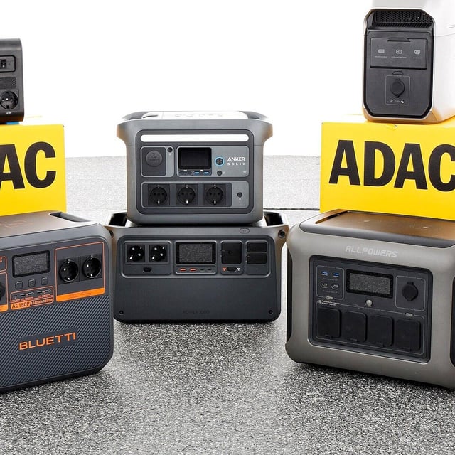Der ADAC testet acht mobile Powerstationen.