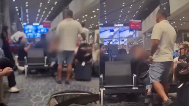 Bogota airport viral video