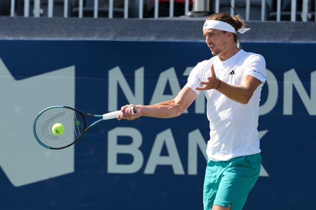 Alexander Zverev beim ATP-Turnier in Toronto