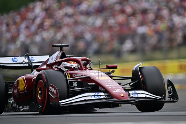 Formule 1: Charles Leclerc signe le meilleur temps aux qualifications du GP de Hongrie