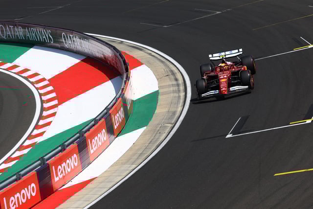 Formula One F1 - Hungarian Grand Prix - Hungaroring, Budapest, Hungary - August 2, 2025 Ferrari's Lewis Hamilton during practice REUTERS/Bernadett Szabo