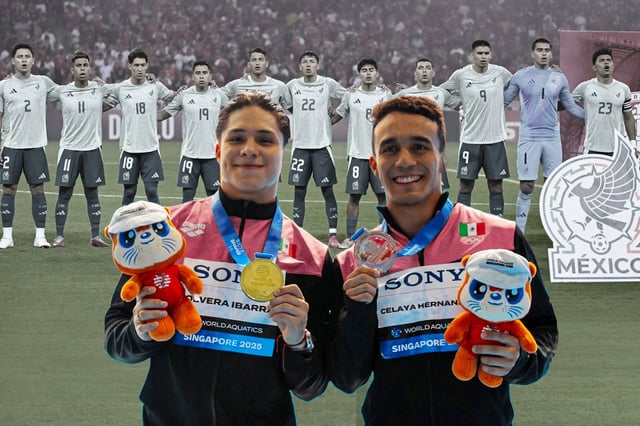 Osmar Olvera se consagró campeón mundial en el trampolín de 3 metros y la delegación mexicana conquistó siete medallas. (Foto: Especial GH)