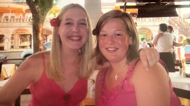 Lucy Letby with Dawn, who maintains her friend is innocent