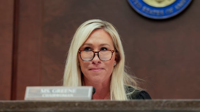 Rep. Marjorie Taylor Greene helped block an attempt to release the Jeffrey Epstein files.
