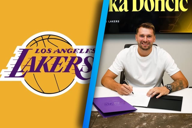 Lakers asegura a Luka Doncic hasta el 2028. (Foto: @Lakers)