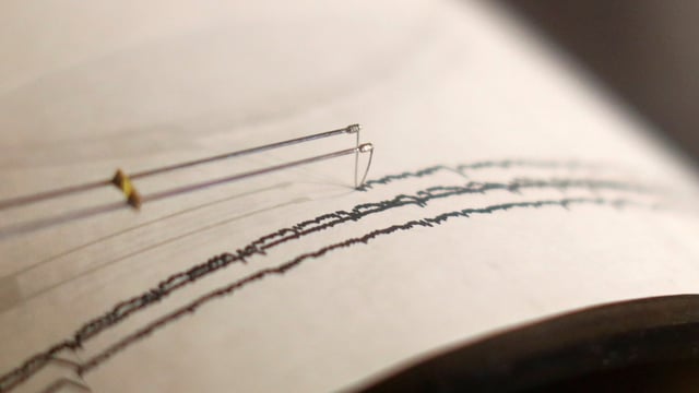 The earthquake occurred at a depth of 10 kilometres.