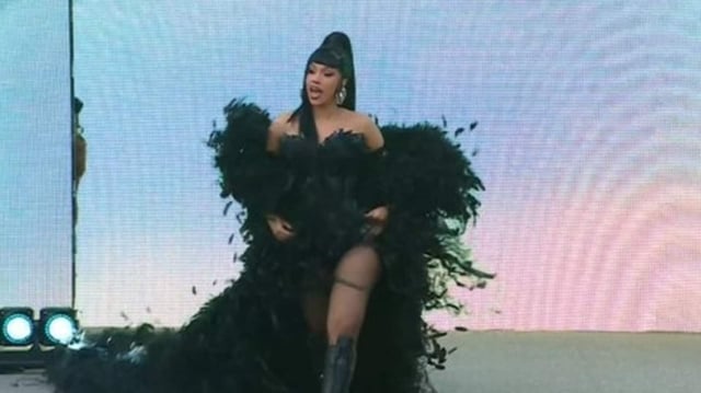 Cardi B hosted the SummerSlam on Saturday