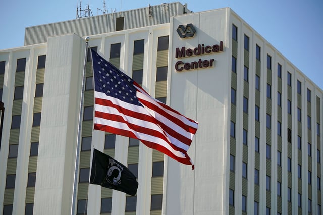 The Tibor Rubin Veteran Affairs Medical Center in Long Beach, California, is photographed in 2019.