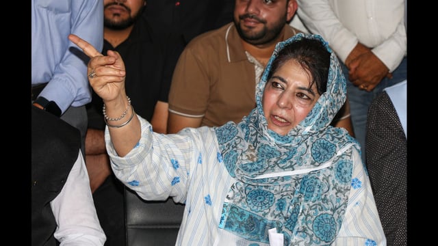 PDP chief Mehbooba Mufti (PTI)