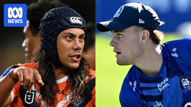 Jarome Luai and Lachlan Galvin.