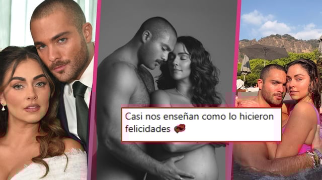 Claudia Martín y Carlos Said esperan bebé; foto íntima divide opiniones. / Foto: Especial
