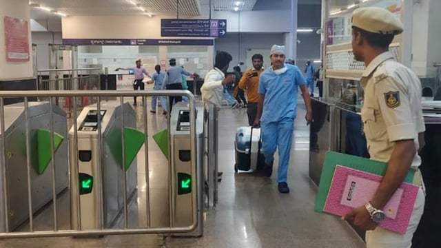 Bengaluru's Namma Metro facilitated a organ transport from Whitefield to Rajarajeshwari Nagar. 