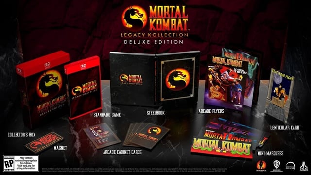 Mortal Kombat: Legacy Kollection will launch physical editions on multiple platforms, including Nintendo Switch 2.
