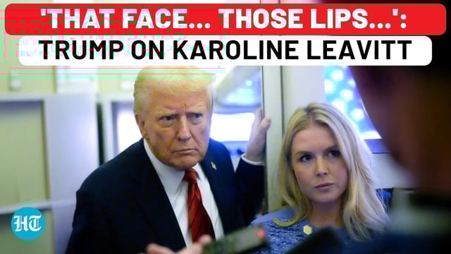 Trump's controversial comment on Karoline Leavitt