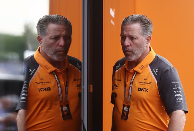 Formula One F1 - Hungarian Grand Prix - Hungaroring, Budapest, Hungary - August 2, 2025 McLaren chief executive Zak Brown arrives ahead of practice REUTERS/Jakub Porzycki/File Photo