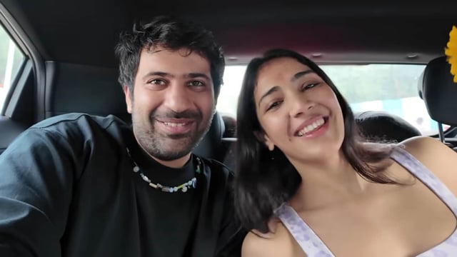 Yogita Bihani with her boyfriend Aaryamann Sethi.