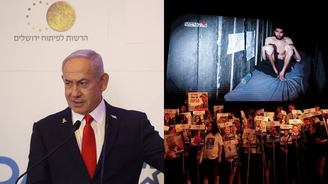  In one of the videos, Israeli hostage Evyatar David tells the camera that he is “digging his own grave.”
