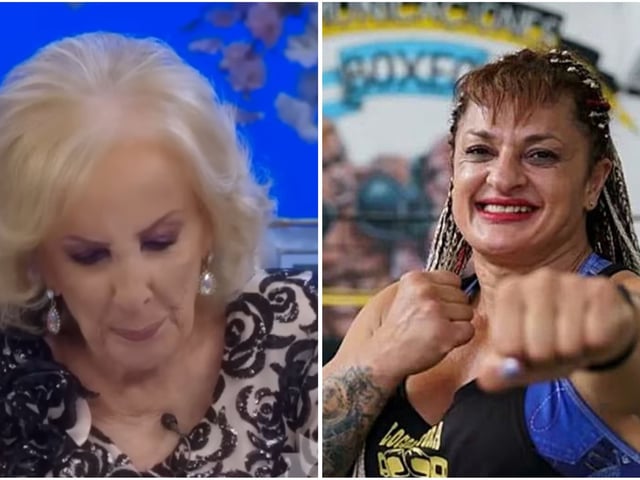 La emoción de Mirtha Legrand al recordar a "Locomotora" Oliveras. Foto: Captura TV