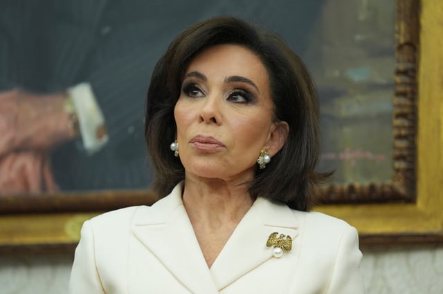 Jeanine Pirro assiste à un discours de Donald Trump le 28 mai.