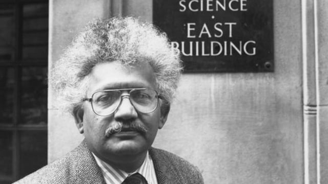 Desai outside the LSE, where he taught for nearly four decades after getting his PhD at the age of 23