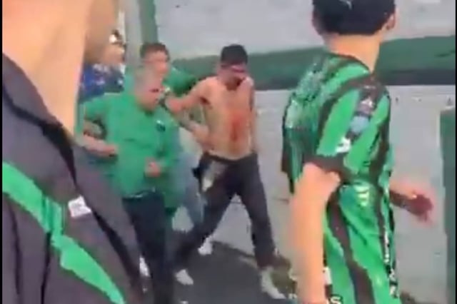 Golpearon salvajemente a un hincha “infiltrado” de Almirante Brown.