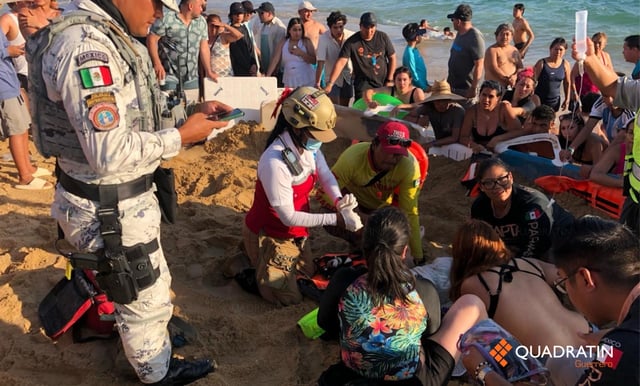 Reportan lesión severa en joven alcanzada por hélice en Acapulco