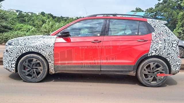 Skoda Kushaq Facelift Spied Testing