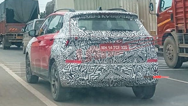 Skoda Kushaq Facelift Spied Testing