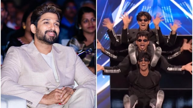 Allu Arjun praised dance team B Uniqure Crew's dance performance.