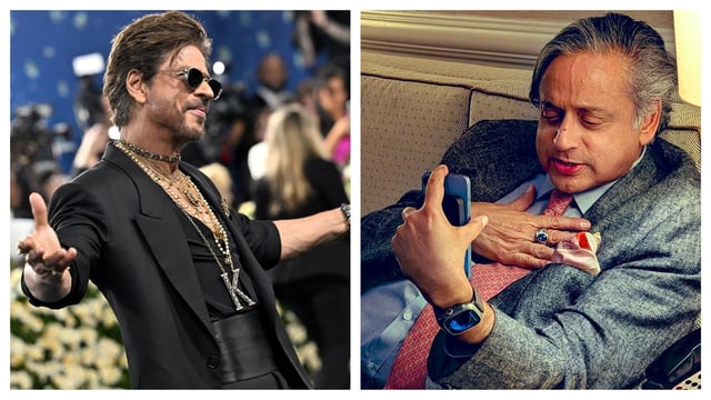 Politician Shashi Tharoor congratulated Shah Rukh Khan on his National Award win, calling him a national treasure. SRK humorously responded, referencing Tharoor's elaborate vocabulary while expressing gratitude for the praise.
