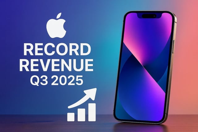 An image about Apple Q3 2025 earnings: $94B in revenue, $23B in profits riding iPhone revenue in 2025