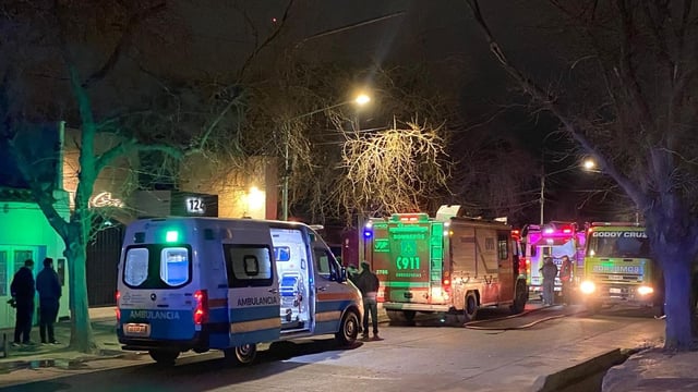 Tragedia en Godoy Cruz: un hombre murió en el incendio de su vivienda