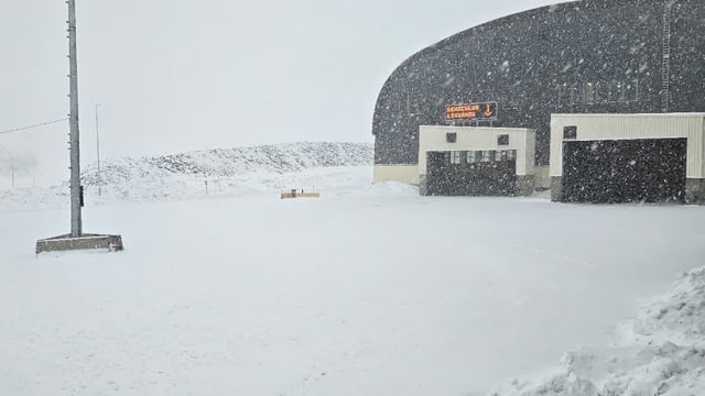Un intenso temporal azotó la Alta Montaña durante el fin de semana. 