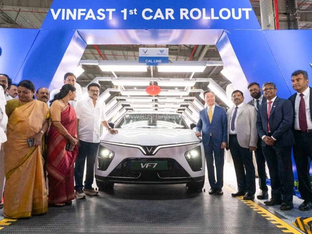Vinfast Tamil Nadu Plant Inaugurated - 1st Vehicle Rolled Out