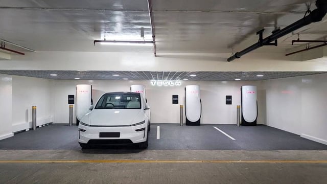 Tesla Supercharger in BKC Mumbai | Image: X