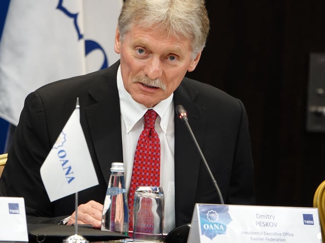 Kremlsprecher Dmitri Peskow redet auf der Generalversammlung der Organization of Asia-Pacific News Agencies (OANA), ein Zusammenschluss von Nachrichtenagenturen der Unesco-Staaten in der Asien-Pazifik-Region. 