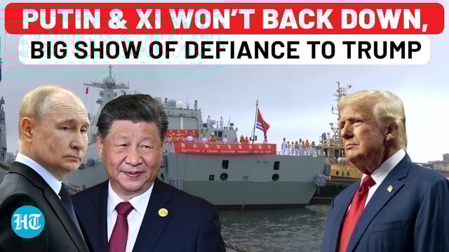 China-Russia Naval Drills 