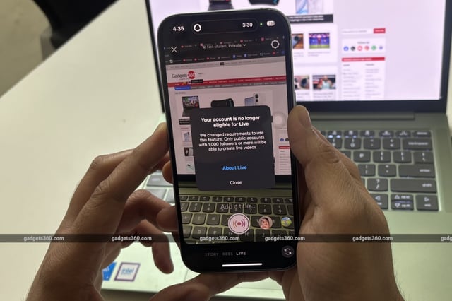 The new Instagram Live Broadcast restriction has been imposed in India also