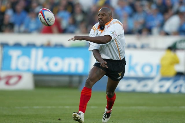 16 August 2003, Kennedy Tsimba in action during the ABSA Currie Cup match played between the Blue Bulls and the Free State Cheetahs at Loftus in Pretoria, South Africa
Photo Credit:©Duif du ToitGallo Images
