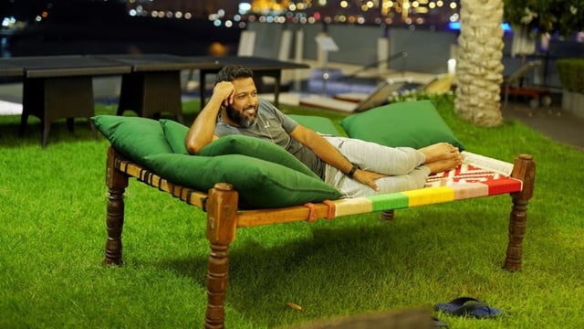 Sharing a photo of himself relaxing on a charpai (baz or baaj in Marathi) in Dubai, Wasim Jaffer trolled Michael Vaughan.