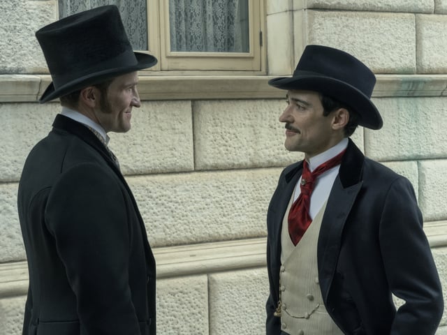 John and Oscar had a forbidden romance in The Gilded Age. (Karolina Wojtasik/HBO)
