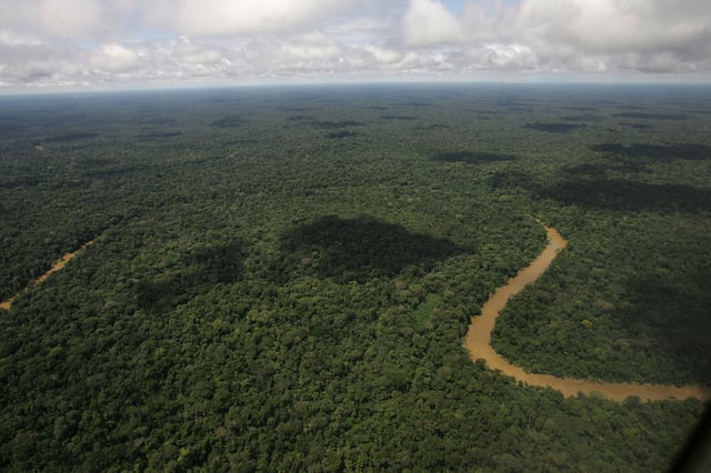 FILE - The Yasuni National Park is visible in Ecuador's northeastern jungle on May 17, 2007. (AP Photo/Dolores Ochoa, File)