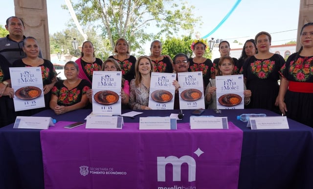 ¡Qué delicia! Ya se acerca la Feria del Mole de Santa María en Morelia
