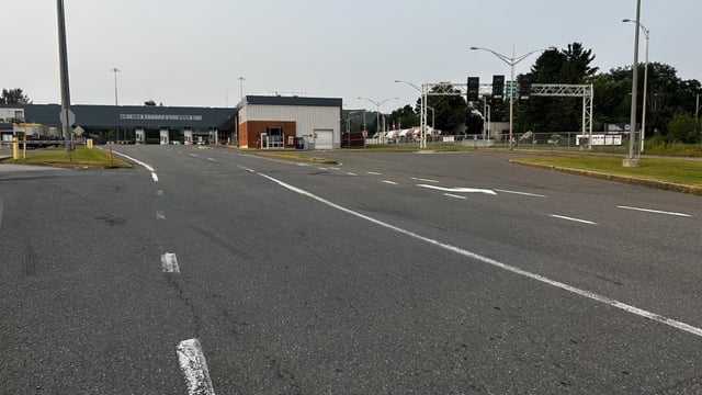 The RCMP arrested 44 asylum seekers on Haskell Road overnight Sunday.  