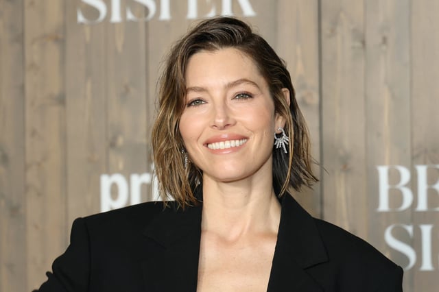 Jessica Biel attends Prime Video's "The Better Sister" New York Premiere at Museum of Modern Art on May 20, 2025 in New York City. 