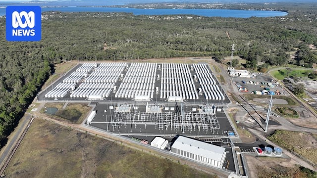 A large battery storage system