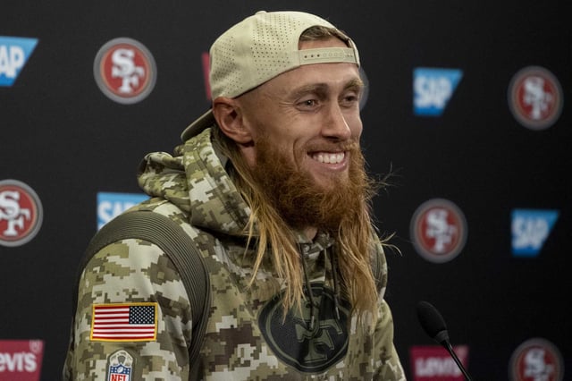 San Francisco 49ers tight end George Kittle made an appearance at Levi&#39;s Stadium during Morgan Wallen&#39;s second sold-out show at the venue. 