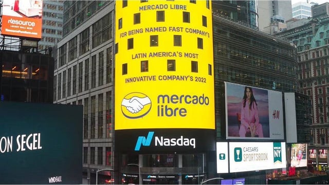 Las acciones de Mercado Libre caen más de 6% en el aftermarket de Wall Street.